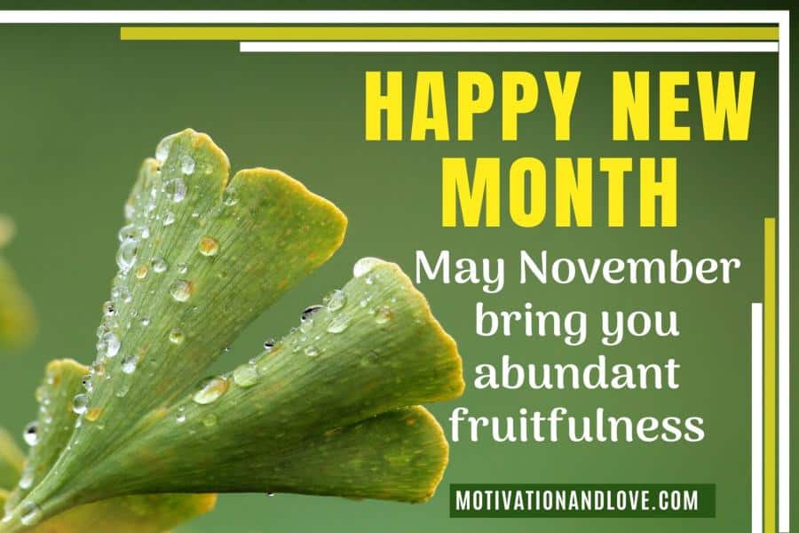 Happy New Month November