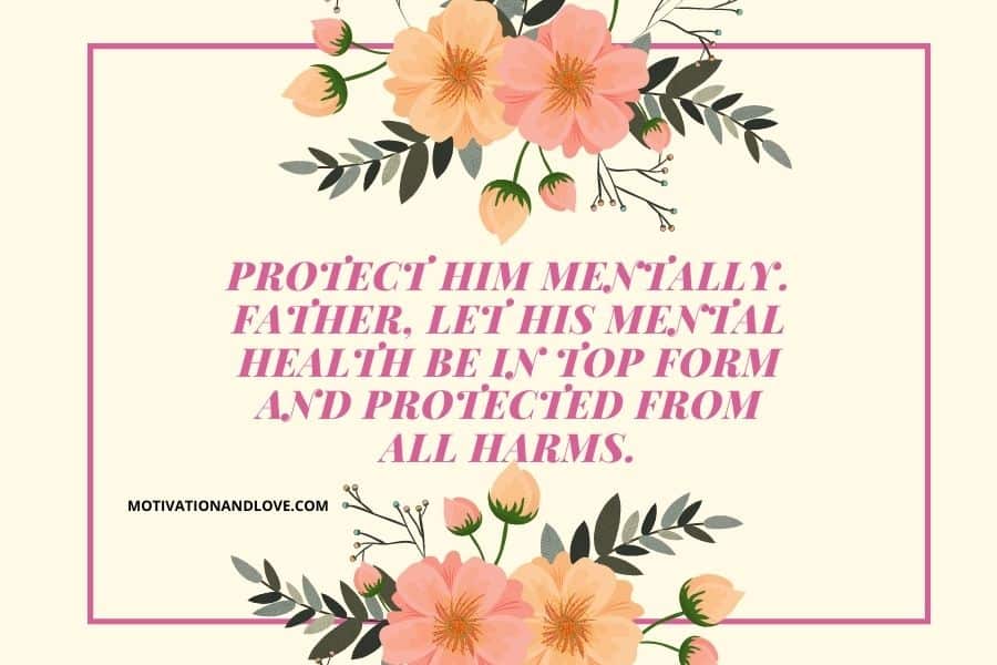 Samples of Prayer for Son Protection