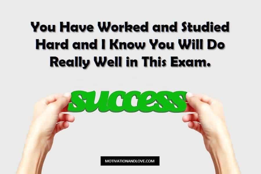 Exam Success Messages For Someone Special In 2020 Motivation And