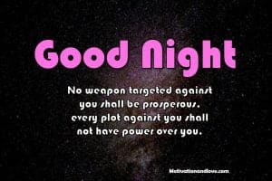 good night christian prayers