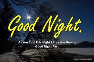 good night prayer for my love