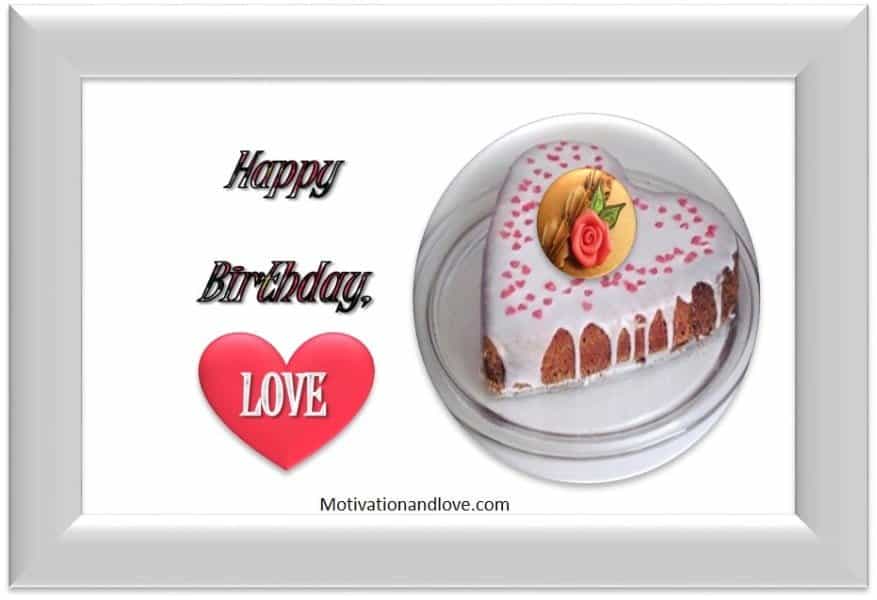 Happy Birthday Letters To My Love