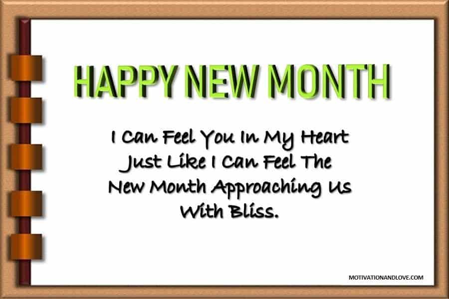 Happy New Month Messages for Her