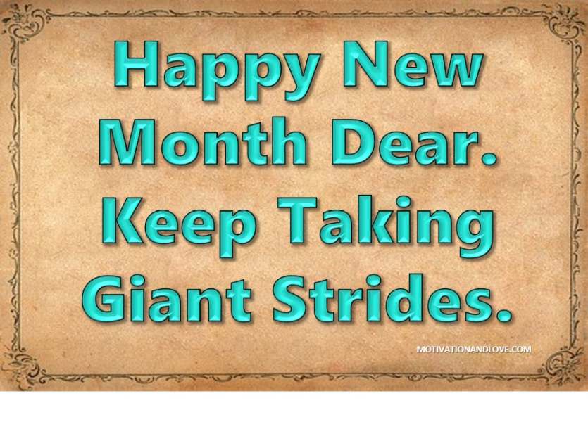 Happy New Month Messages to the Love of My Life