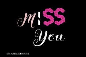 missing you sms