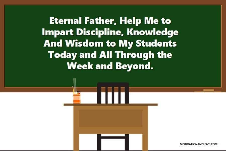 morning prayer for school