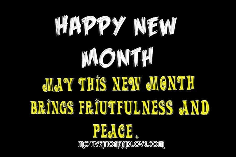 new month message to someone special