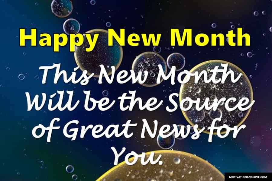 New Month Wishes and Prayers