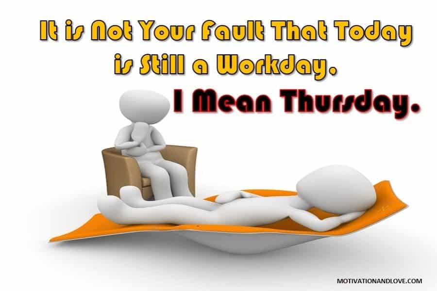 Thursday Meme Not Your Fault