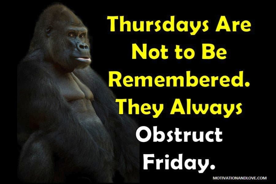 Thursday Meme Obstruct Friday