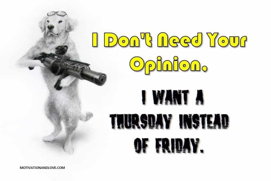 Thursday Meme Your Opinion