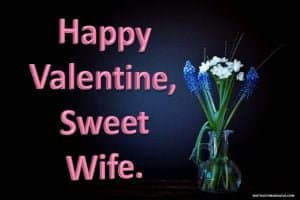 valentines day messages for wife