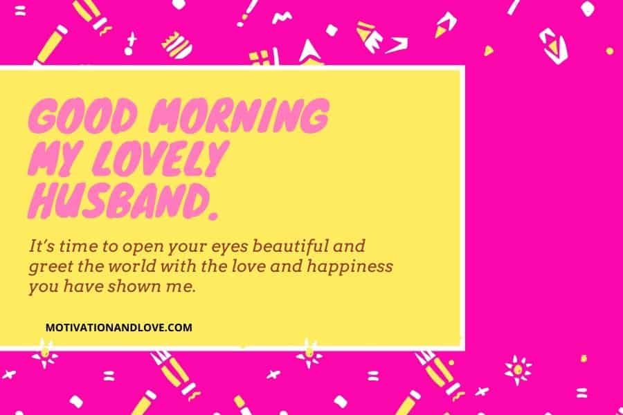 Best Good Morning Text Messages for Husband 