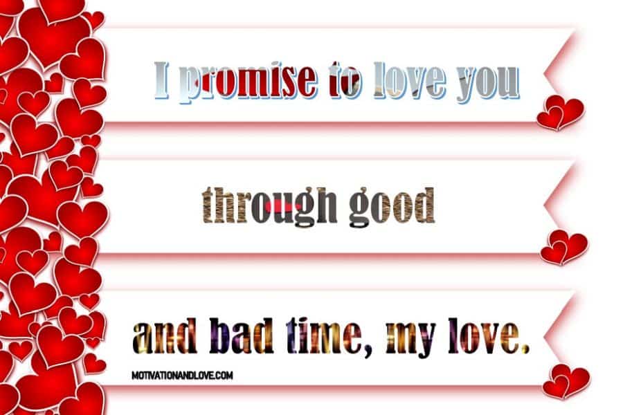 Promise Message for Girlfriend