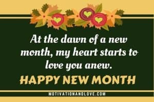 150+ Happy New Month Messages to My Love for August 2026 - Motivation ...