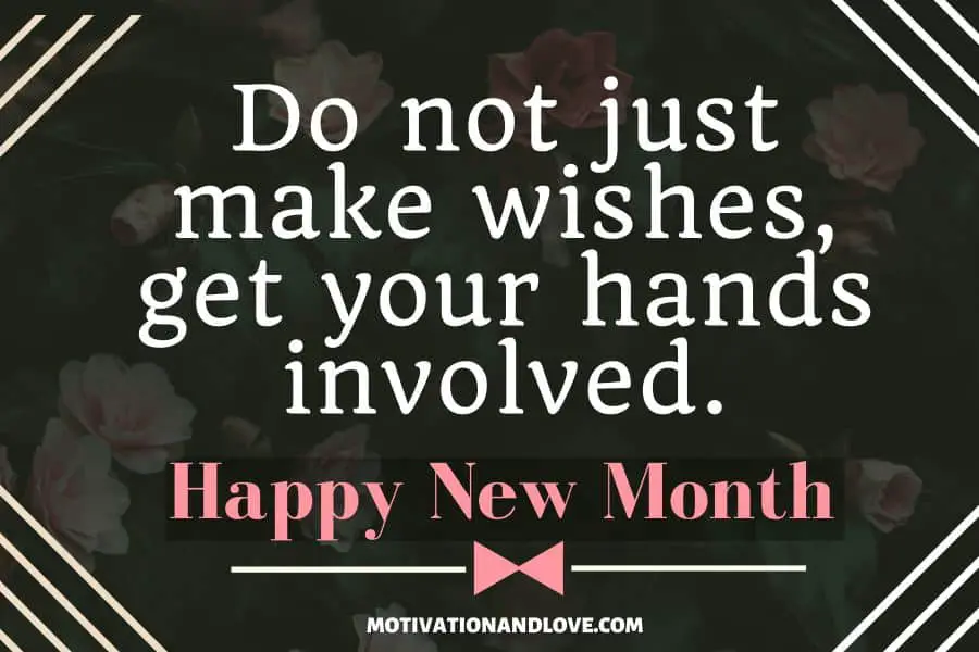 New Month Inspirational Message