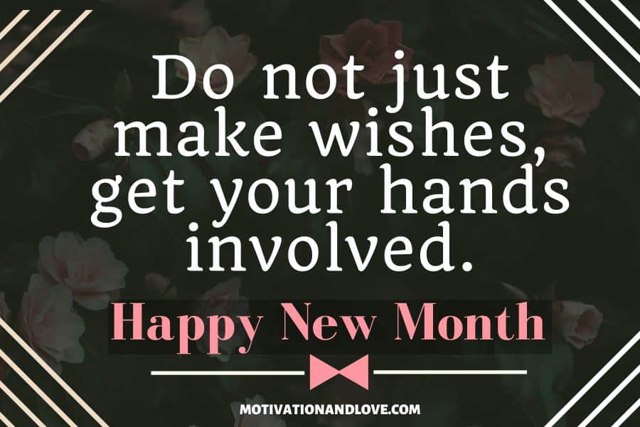 New Month Inspirational Message