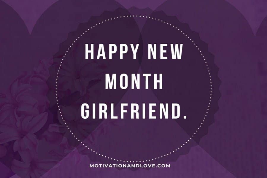 New Month Messages for Girlfriend