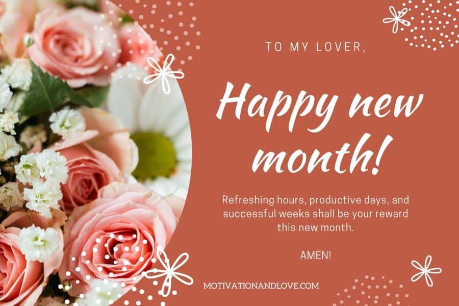 Happy New Month My Love