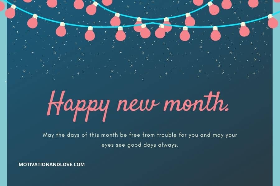 Sweet New Month Message to My Love
