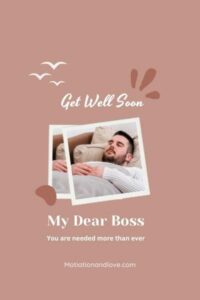 Get Well Soon Messages for Boss	
