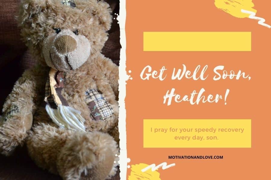 Get Well Soon My Son Images