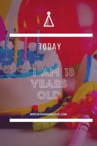 Happy 18th Birthday To Me Wishes And Quotes Motivation And Love