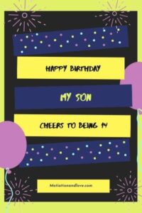 Happy Birthday Wishes for 14 Year Old Son