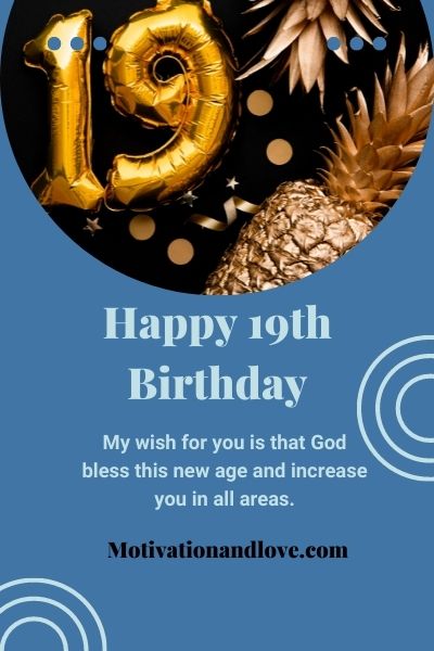 Happy 19th Birthday Son Wishes 