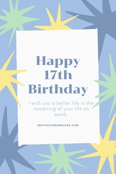 Happy 17th Birthday Son Images