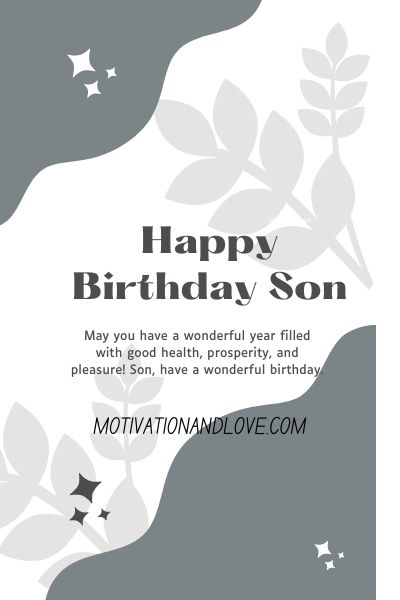 Sister's Son Birthday Wishes Images
