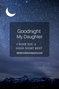 Goodnight Messages for My Daughter