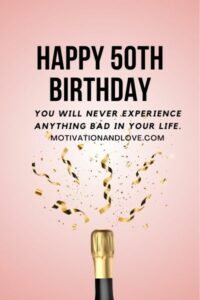 Happy 50th Birthday Messages for Sister - Motivation and Love