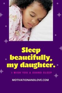Goodnight Messages for My Daughter