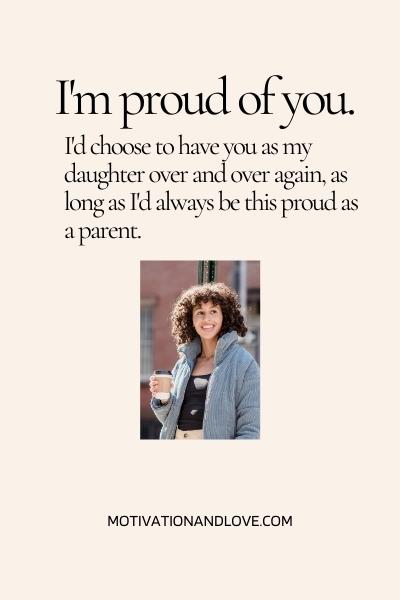 I am Proud of My Daughter Quotes