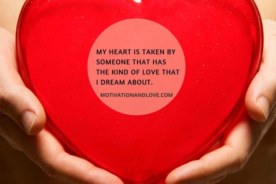 My Heart is Taken Quotes and Sayings