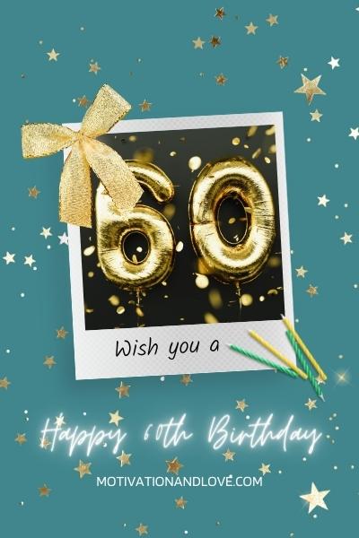 Happy 60th Birthday Wishes for Sister