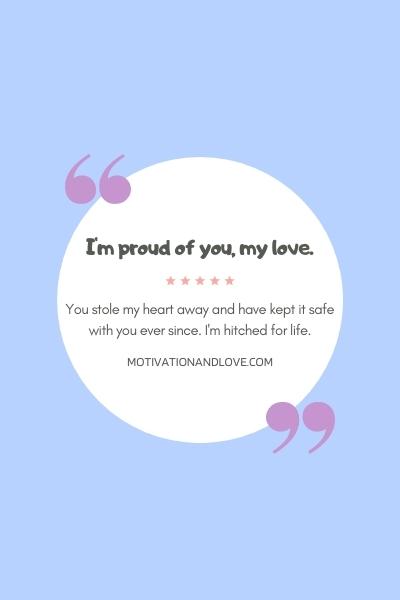 I am Proud of my Hard Working Husband 