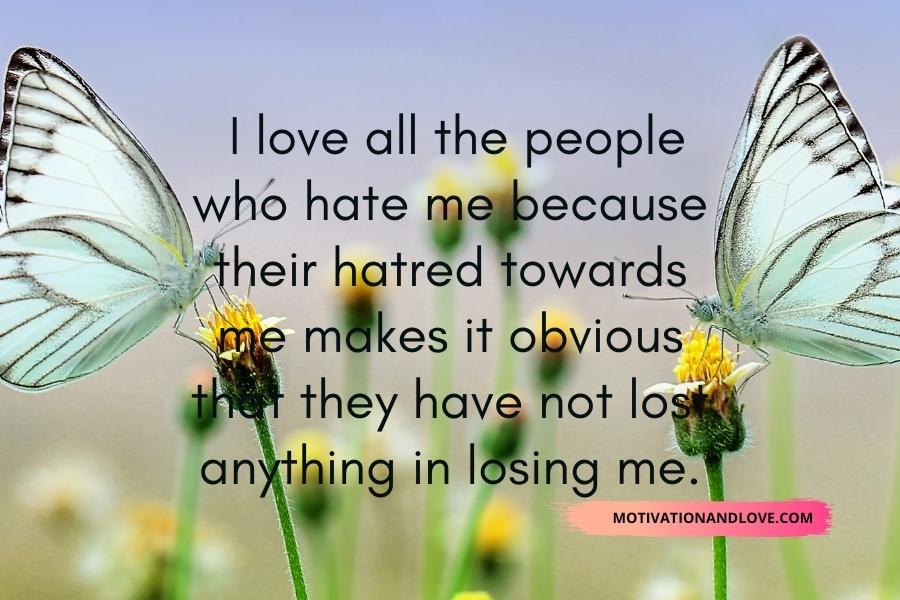 I Love Those Who Hate Me Quotes