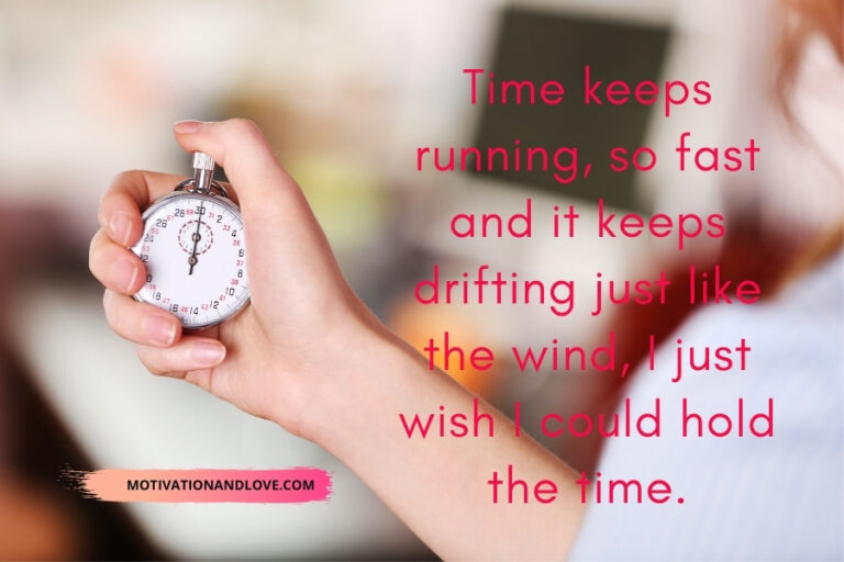 I Wish I Could Hold The Time Quotes Motivation And Love