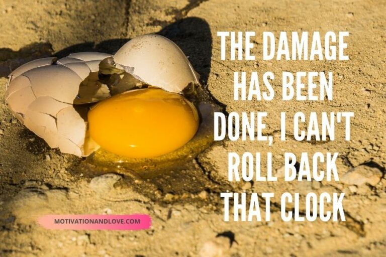 The Damage Has Been Done Quotes Motivation And Love