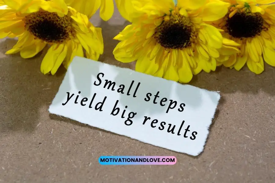 Small Efforts Makes Big Difference Quotes