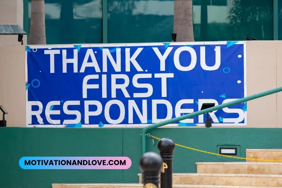 Thank You First Responders Quotes