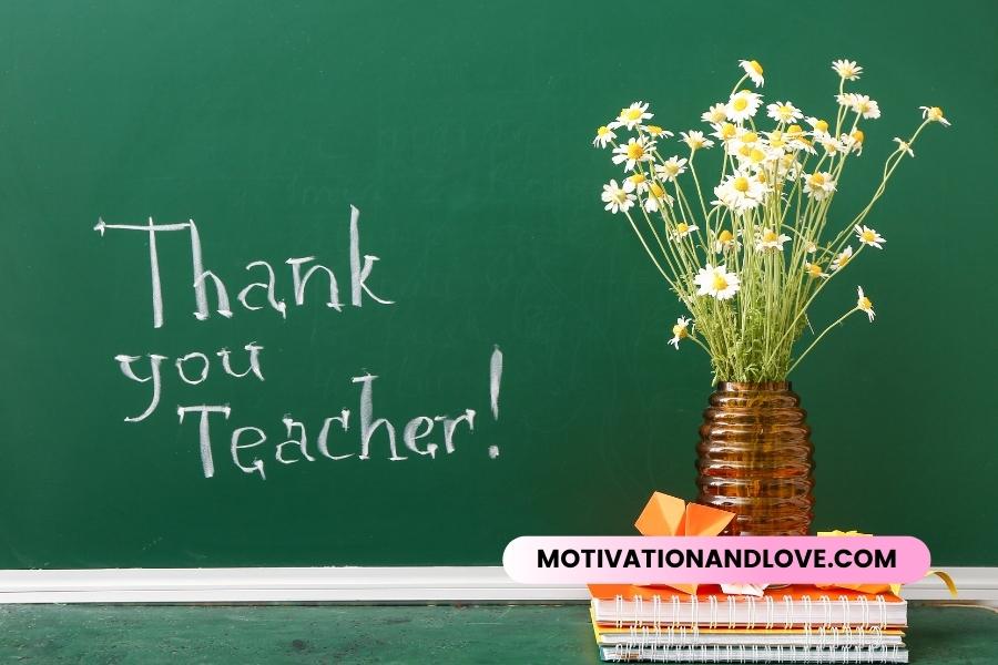 Thank You Quotes for Teachers From Students