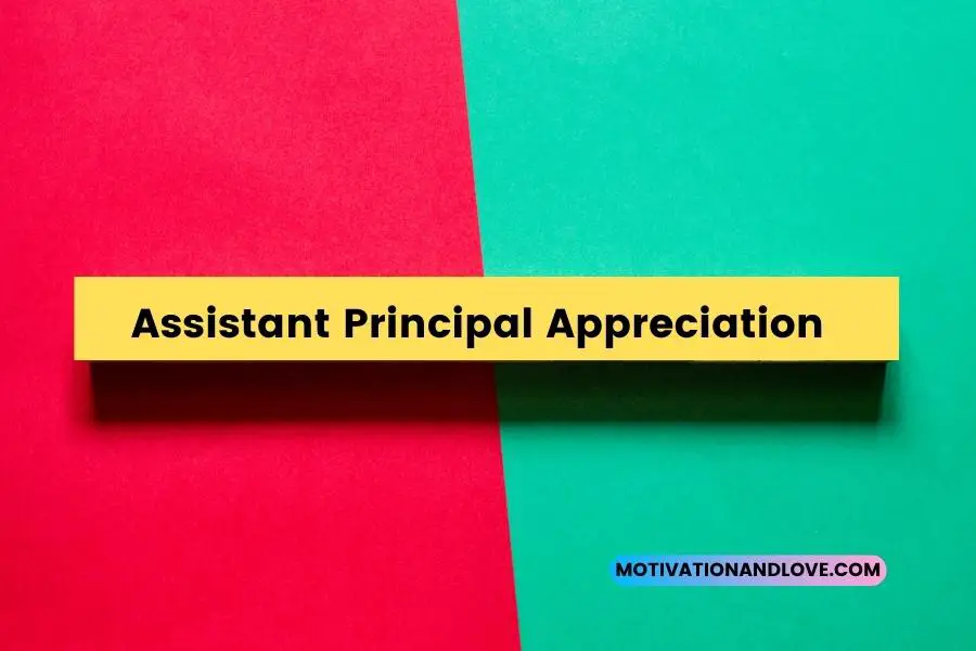 Assistant Principal Appreciation Quotes