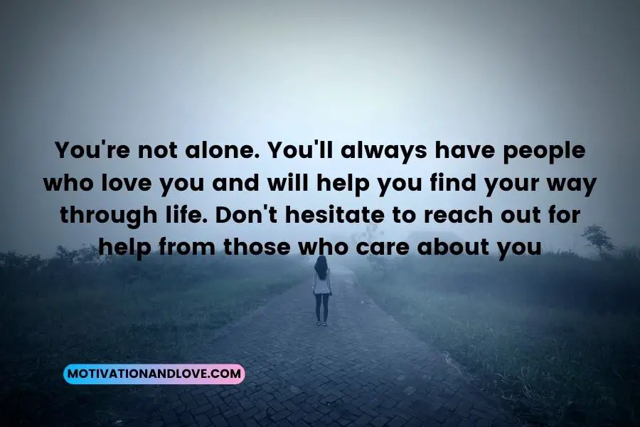 Feeling Lost and Alone in Life Quotes