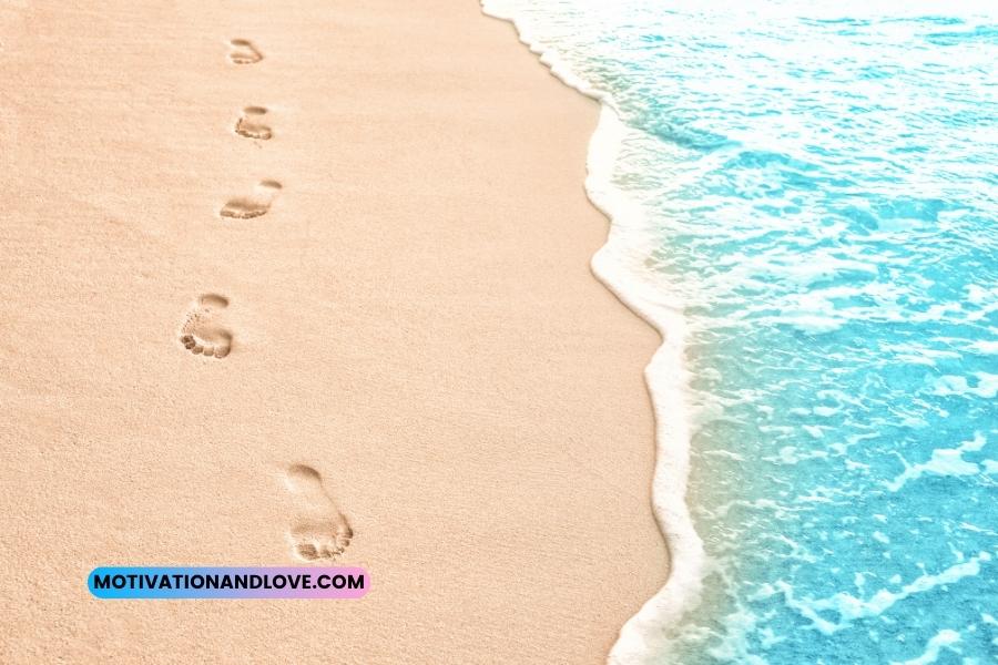 Footprints on the Beach Quotes