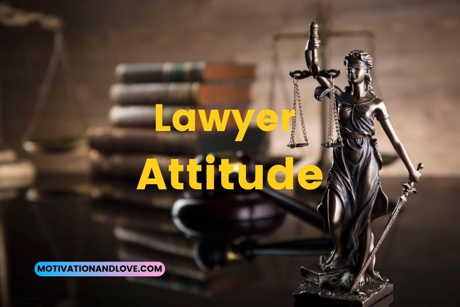 Lawyer Attitude Quotes