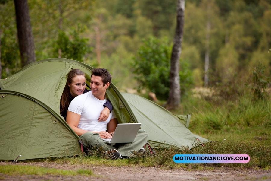 Camping With My Love Quotes
