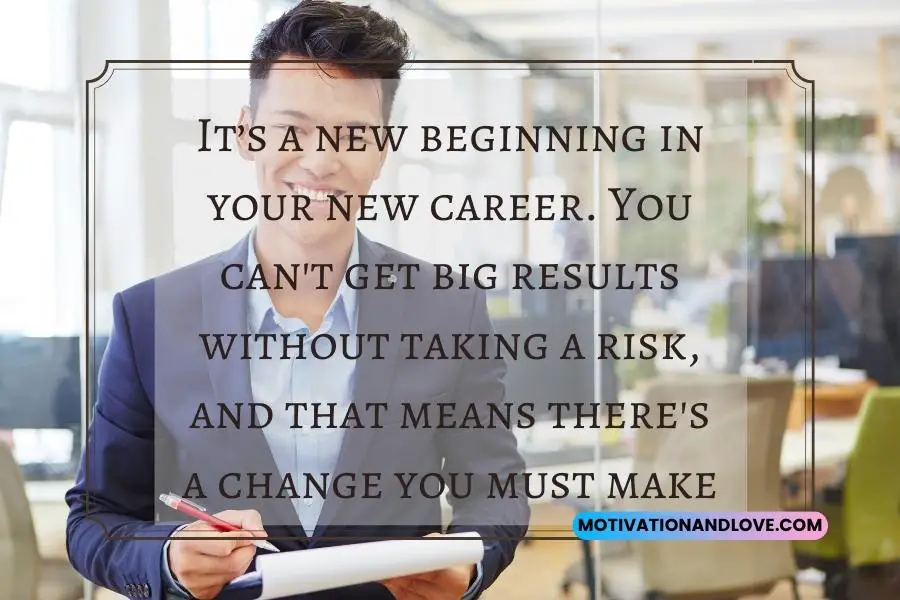 New Beginning Career Change Quotes